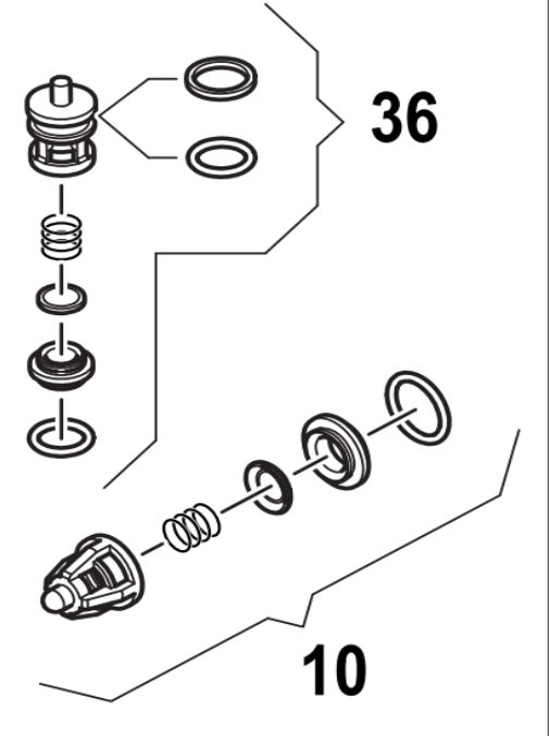 Simpson 7109627 Complete Valve Kit