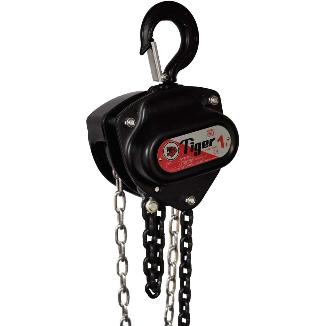 Tiger Lifting TR7CB-0100-20 1.0-ton 20-ft. Std. Lift Industrial Chain Block