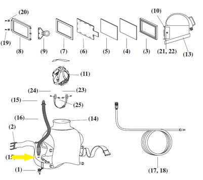 Clemco 22815	Breathing Tube O-ring