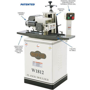 W1812 2 HP 7" Planer / Moulder with Stand