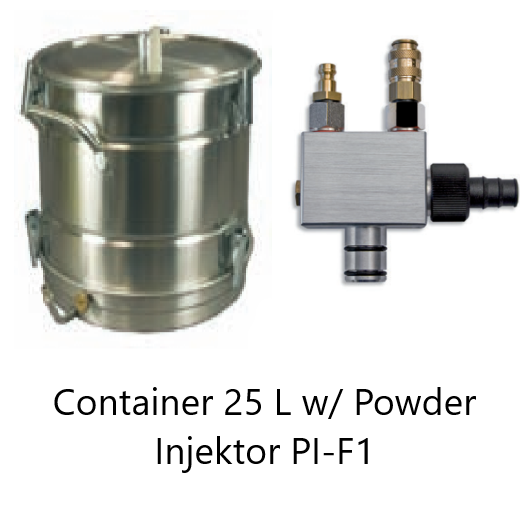 Wagner Container 25 L w/ Powder Injector PI-F1