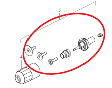 Load image into Gallery viewer, Wagner 2322493 PEM X1 Electrode Holder R w/ Round Spray Nozzle Complete