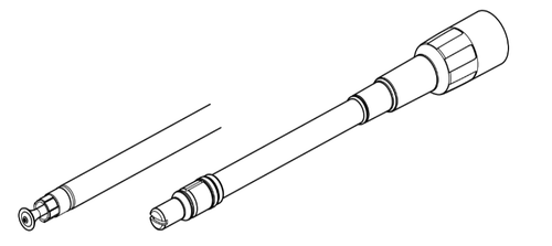 Wagner Powder Nozzle Extension X1 VL 150 (150 mm; 5.91 inches)