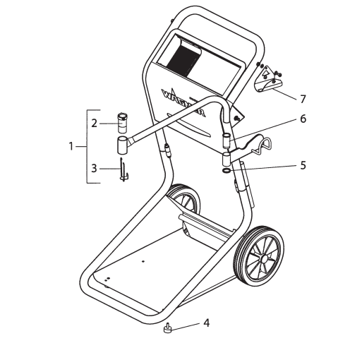 Wagner 2305431 Adjustment Foot