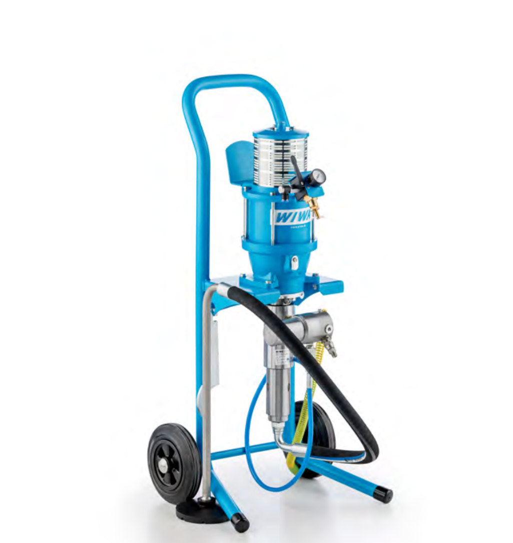 WIWA Phoenix GX Series Model 200065 6598 PSI @ 1.14 GPM Airless Sprayer on Cart - Ready to Spray